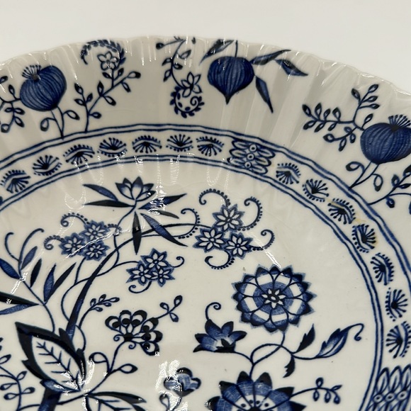 J&G Meakin Blue Nordic | Blue Onion Coupe Vegetable/Pasta Bowl - Picture 8 of 16